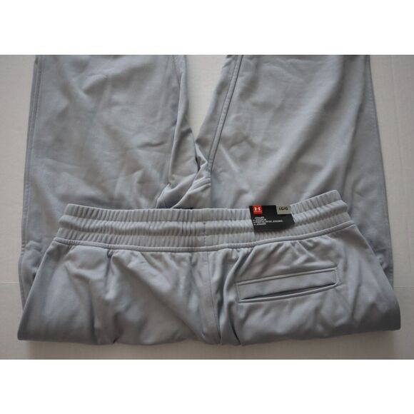 Under Armour 1290261-011 Men's Sz L Gray Sportstyle Tricot Joggers Pants - Picture 6 of 10